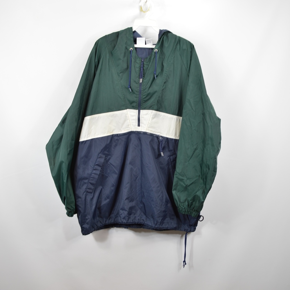 Vintage M SPORT Mens XL Half Zip Windbreaker